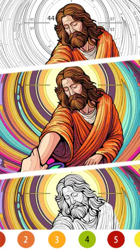 Bible Color Paint By Number screenshot 11