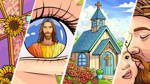 Bible Color Paint By Number screenshot 12