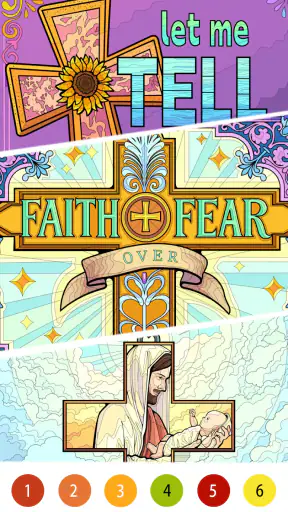Bible Color Paint By Number screenshot 2