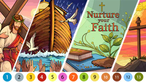 Bible Color Paint By Number screenshot 5