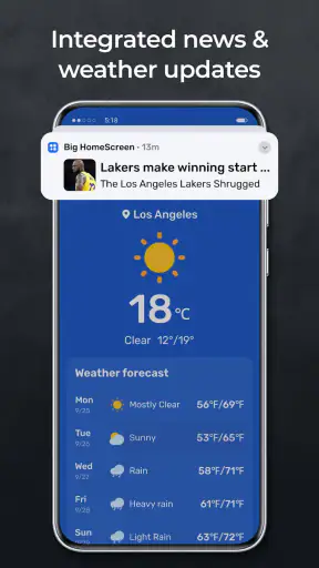 Big HomeScreen - Easy & Smooth screenshot 3