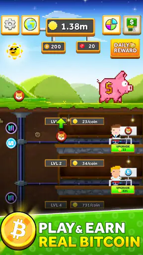 Bitcoin Miner Idle Tycoon Game screenshot 9