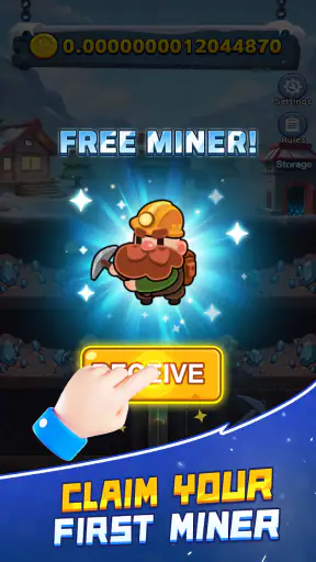 Bitcoin Miner -Frozen Treasure screenshot 2