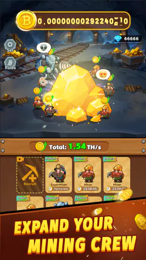 Bitcoin Miner - Gold Diggers screenshot 11
