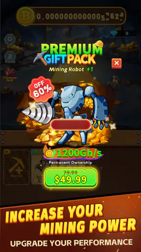 Bitcoin Miner - Gold Diggers screenshot 3