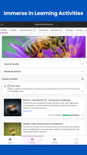 Blackboard screenshot 9