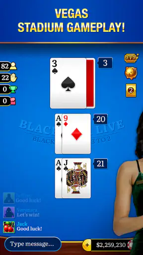 Blackjack Live ™ Casino 21 screenshot 12