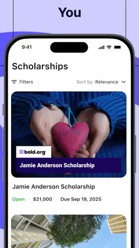Bold.org: Scholarships screenshot 2