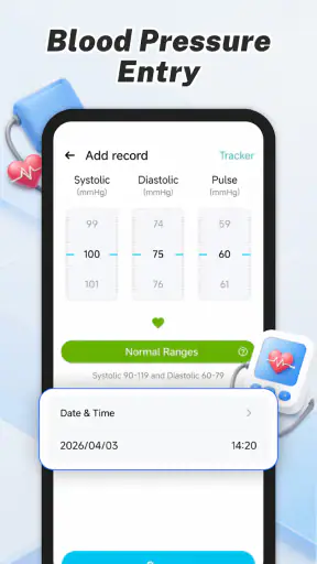 BP Care - Pressure & Sugar screenshot 2