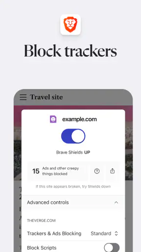 Brave Private Web Browser, VPN screenshot 4