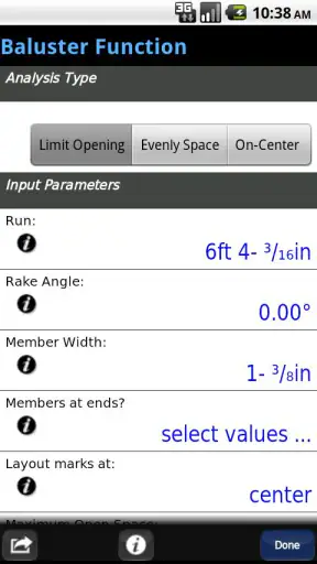 BuildCalc screenshot 2