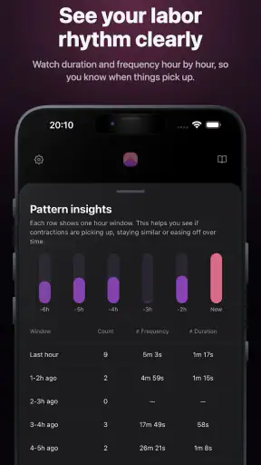 Bump Pulse: Contraction Timer screenshot 2