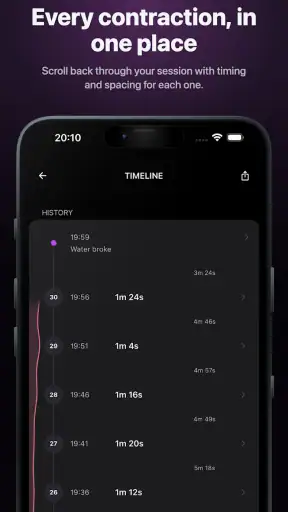 Bump Pulse: Contraction Timer screenshot 4