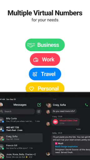 Call.com: 2nd Phone Number App screenshot 10