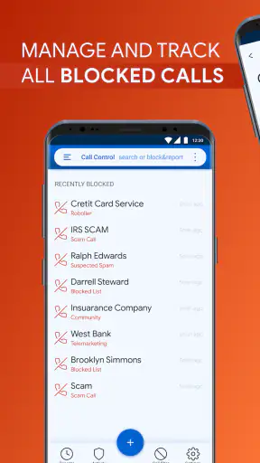 Call Control. Call Blocker screenshot 4