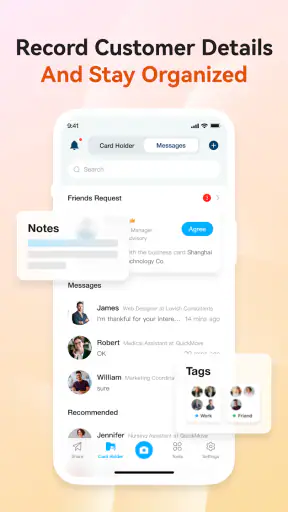 CamCard AI Scanner, Transcribe screenshot 7