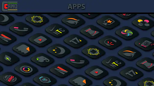 Camo Dark Icon Pack screenshot 12