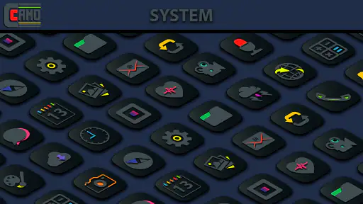 Camo Dark Icon Pack screenshot 9