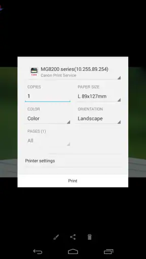Canon Print Service screenshot 4