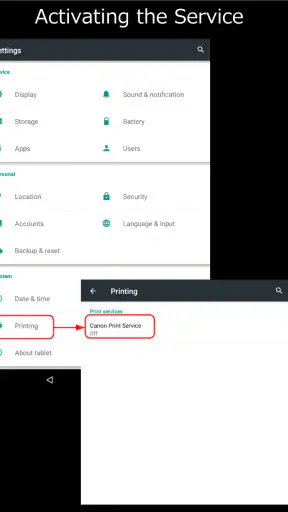 Canon Print Service screenshot 5