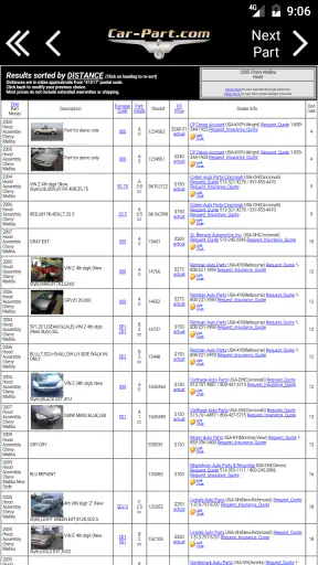 Car-Part.com Used Auto Parts screenshot 2