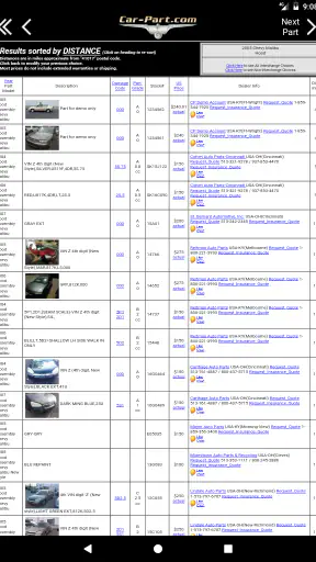 Car-Part.com Used Auto Parts screenshot 5