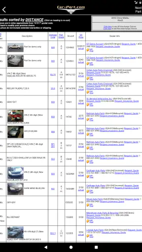 Car-Part.com Used Auto Parts screenshot 8