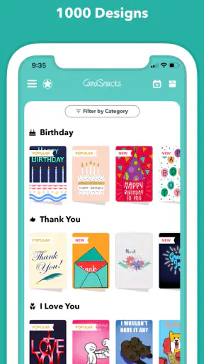 CardSnacks: ecards, gift cards screenshot 4