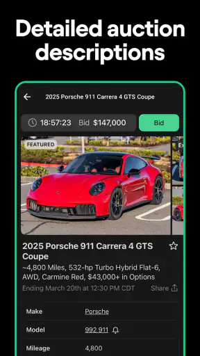 Cars & Bids screenshot 4