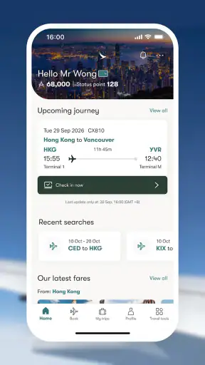 Cathay Pacific screenshot 2