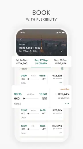 Cathay Pacific screenshot 5