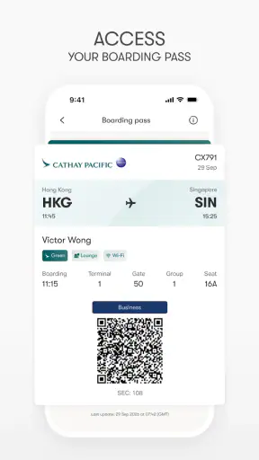 Cathay Pacific screenshot 7