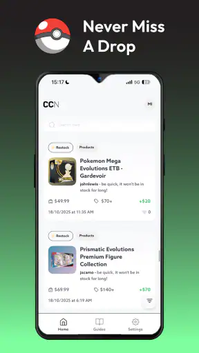 CCN: TCG & Collectible Alerts screenshot 3