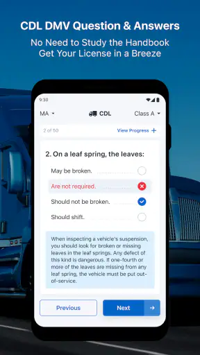 CDL Practice Written Test screenshot 10
