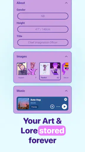 CharacterHub: OCs, Art, Lore screenshot 5