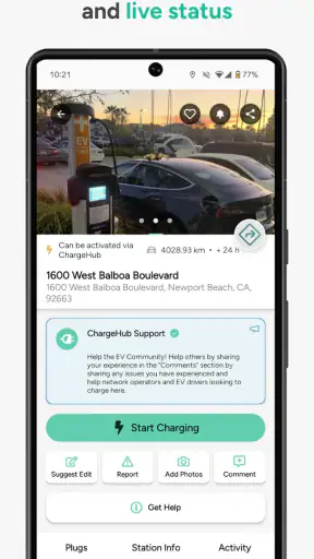 Chargehub EV & Tesla Charging screenshot 3