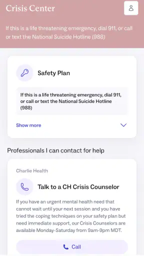 Charlie Health screenshot 3