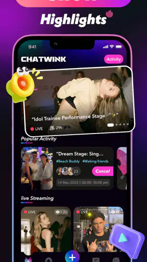 ChatWink:Live Dance Video Chat screenshot 4