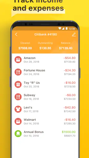 Checkbook - Account Tracker screenshot 2