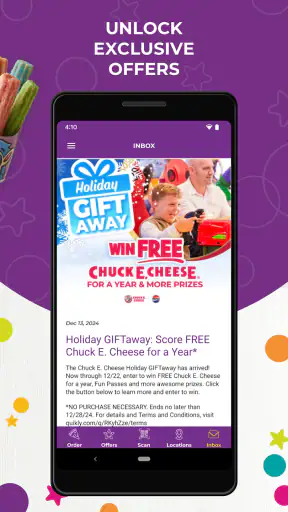 Chuck E. Cheese Fun Pass screenshot 2