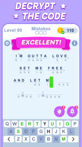 CipherWord Master screenshot 2
