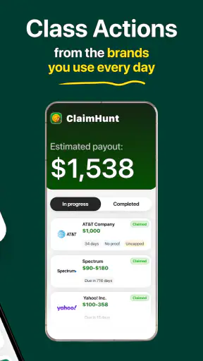 ClaimHunt: Class Action Claims screenshot 3