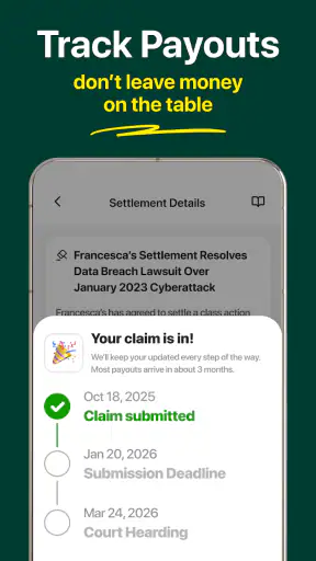 ClaimHunt: Class Action Claims screenshot 4