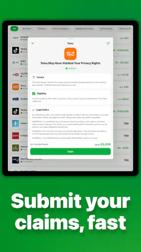ClaimWise: Class Actions screenshot 9