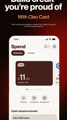 Cleo AI: Cash Advance & Money screenshot 6