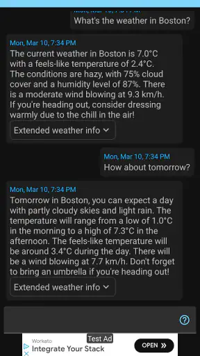 Clock, Date and Weather Widget screenshot 5