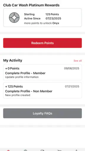 Club Car Wash Mobile App screenshot 4