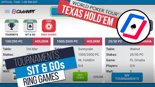ClubWPT: Free Poker, Casino screenshot 8