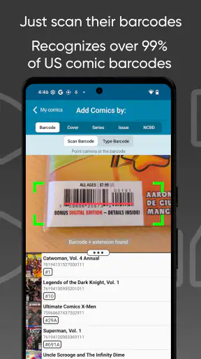 CLZ Comics comic book database screenshot 2