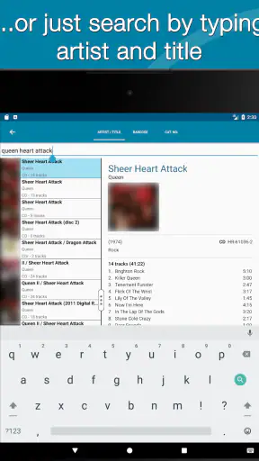 CLZ Music, CD/vinyl collection screenshot 12